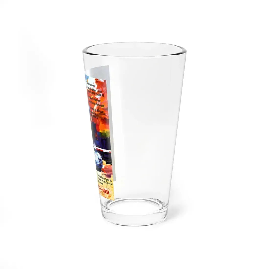 Motorsport Poster 16 - Pint Glass 16oz - Go Mug Yourself