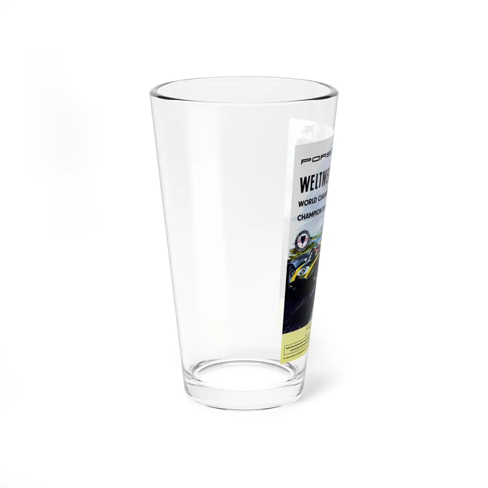 Motorsport Poster 17 - Pint Glass 16oz-Go Mug Yourself