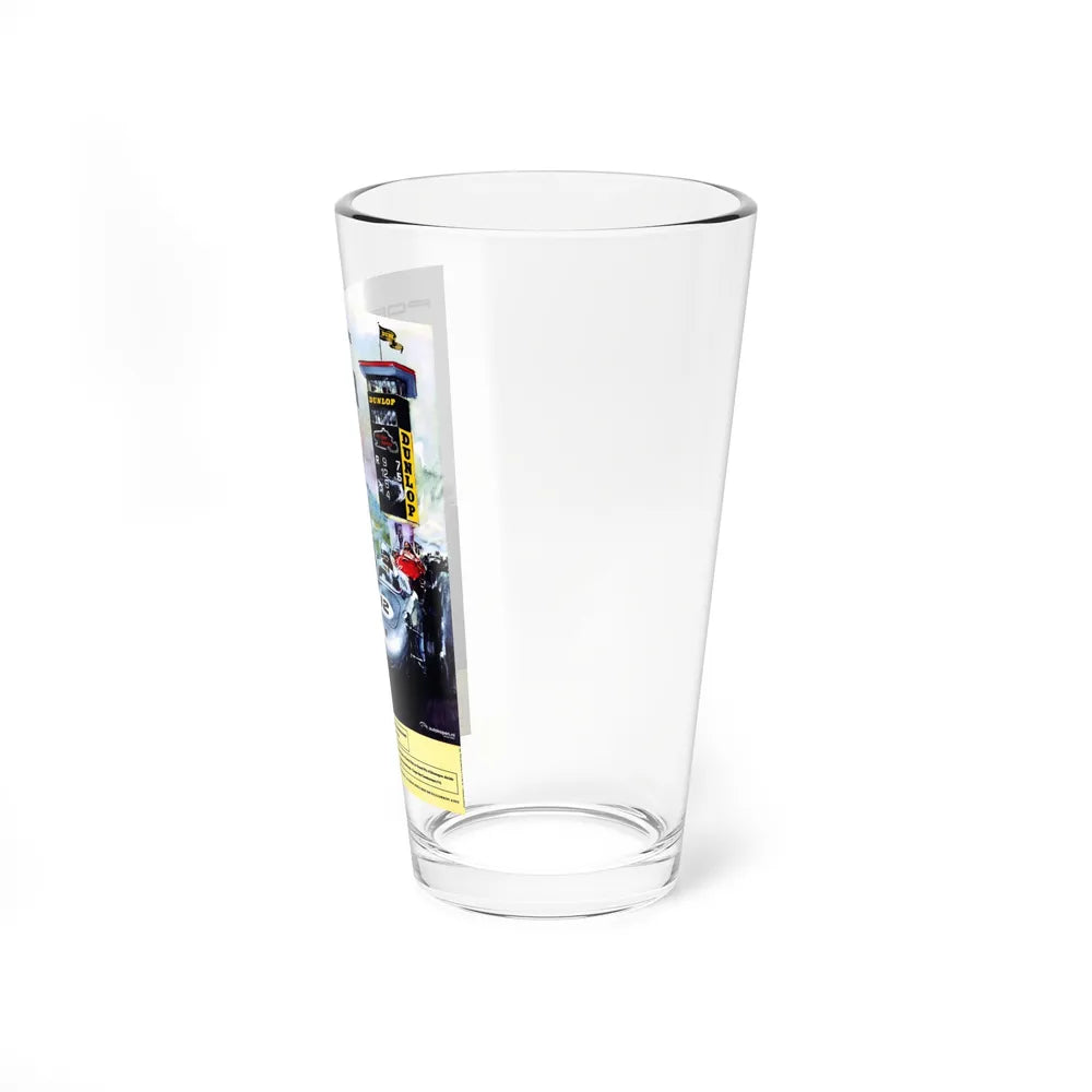 Motorsport Poster 17 - Pint Glass 16oz-Go Mug Yourself