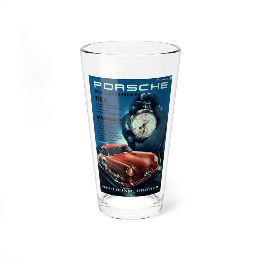 Motorsport Poster 2 - Pint Glass 16oz-16oz-Go Mug Yourself