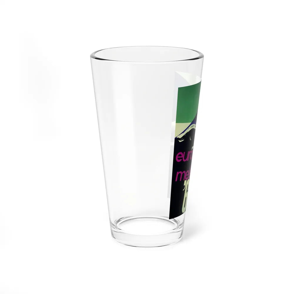 Motorsport Poster 22 - Pint Glass 16oz-Go Mug Yourself