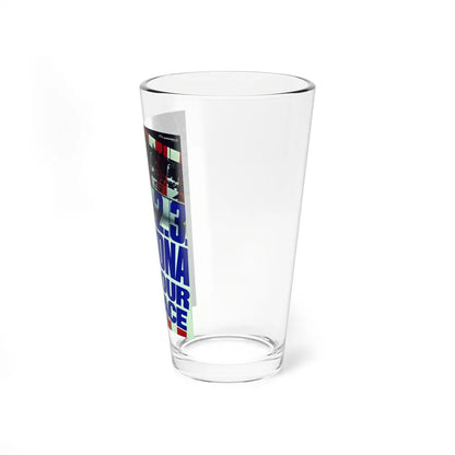 Motorsport Poster 24 - Pint Glass 16oz-Go Mug Yourself