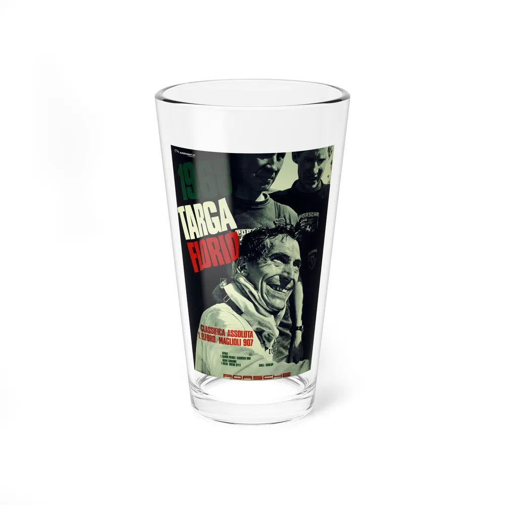 Motorsport Poster 25 - Pint Glass 16oz-16oz-Go Mug Yourself