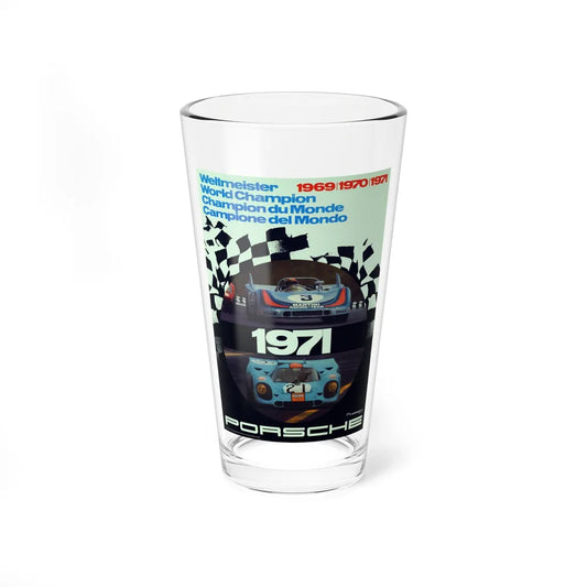 Motorsport Poster 33 - Pint Glass 16oz-16oz-Go Mug Yourself