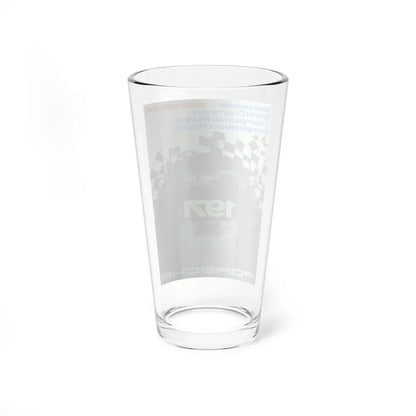 Motorsport Poster 33 - Pint Glass 16oz-Go Mug Yourself