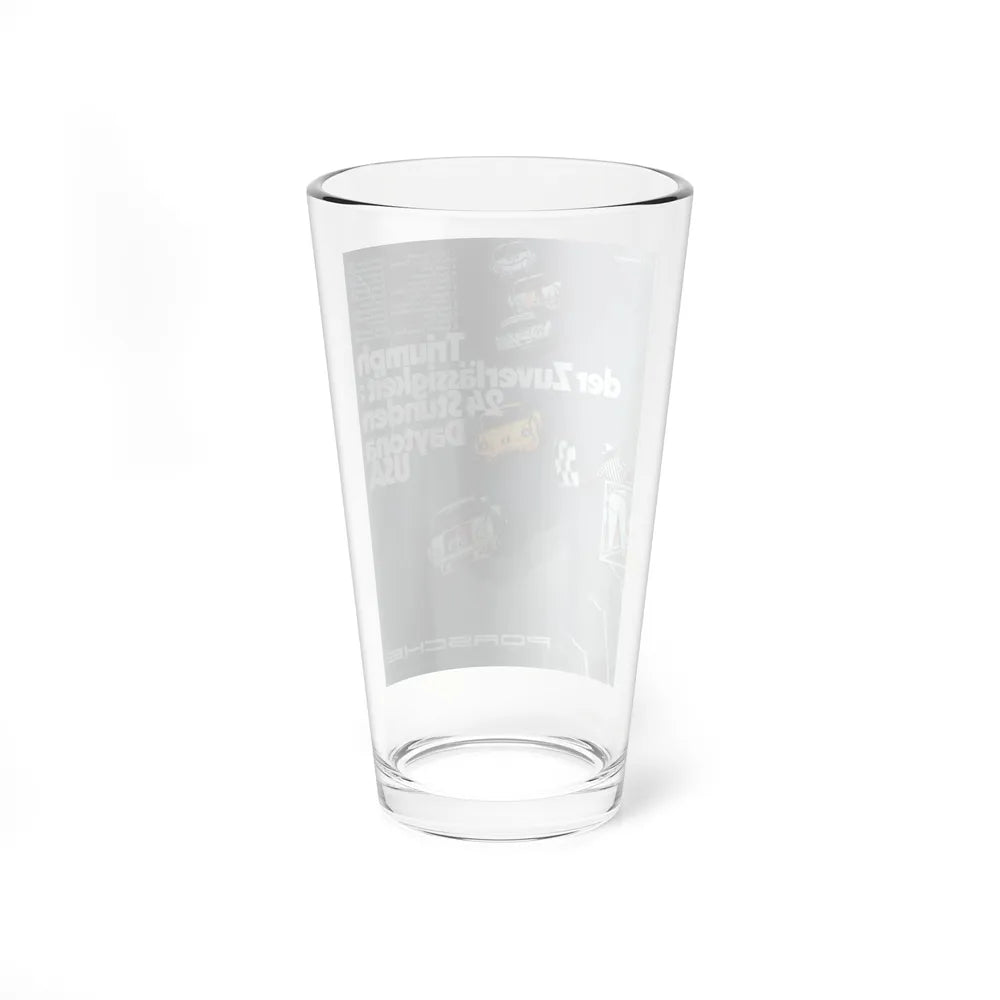 Motorsport Poster 37 - Pint Glass 16oz-Go Mug Yourself