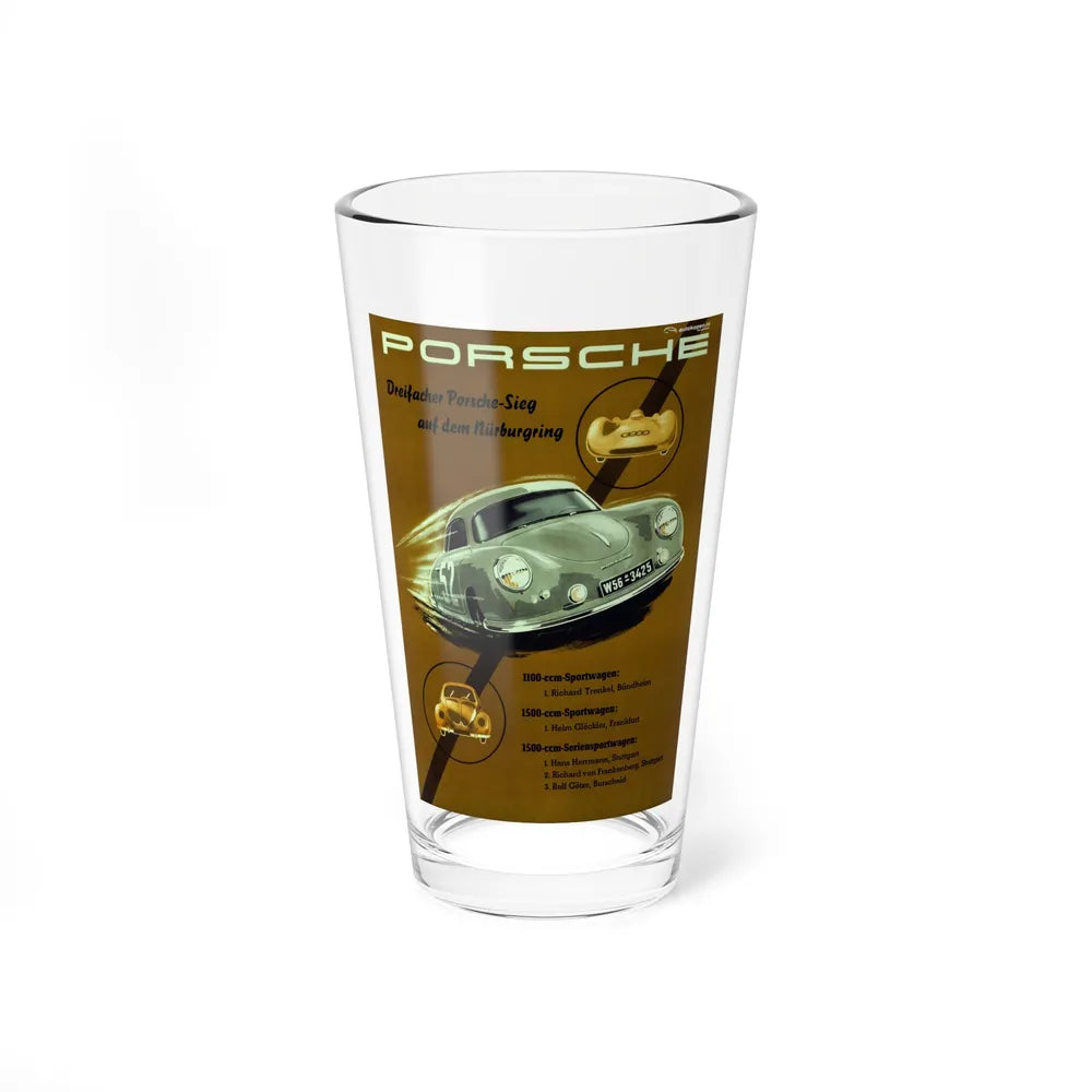 Motorsport Poster 4 - Pint Glass 16oz-16oz-Go Mug Yourself