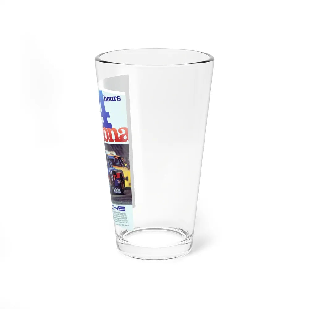 Motorsport Poster 40 - Pint Glass 16oz-Go Mug Yourself