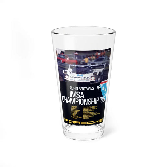 Motorsport Poster 44 - Pint Glass 16oz-16oz-Go Mug Yourself