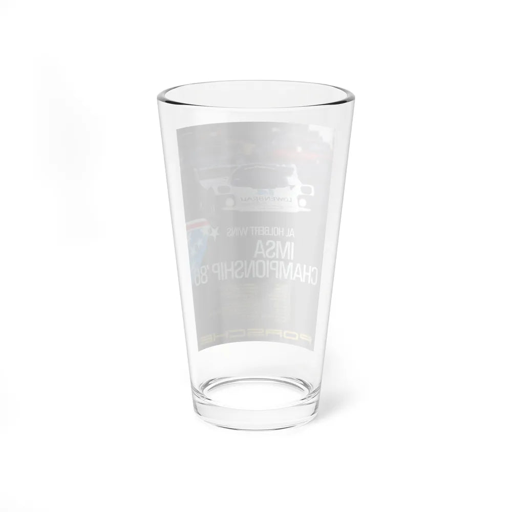 Motorsport Poster 44 - Pint Glass 16oz-Go Mug Yourself