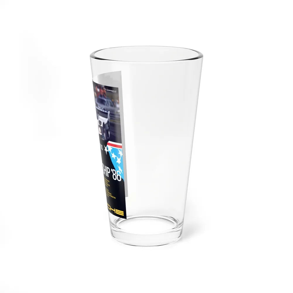 Motorsport Poster 44 - Pint Glass 16oz-Go Mug Yourself