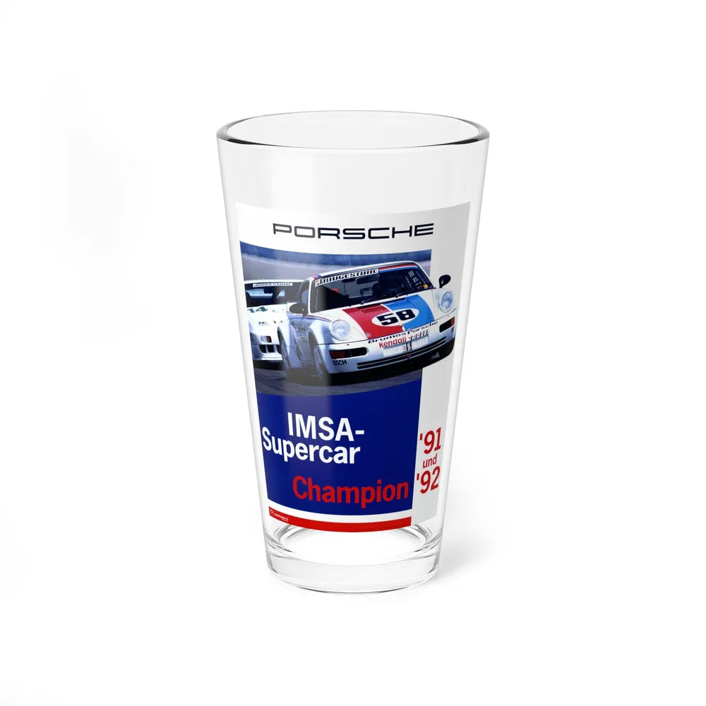 Motorsport Poster 47 - Pint Glass 16oz-16oz-Go Mug Yourself