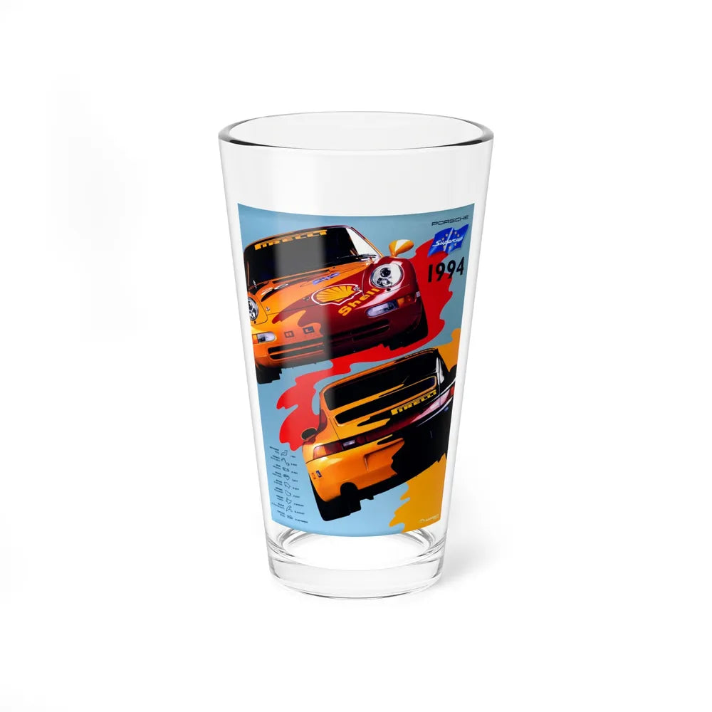 Motorsport Poster 49 - Pint Glass 16oz-16oz-Go Mug Yourself