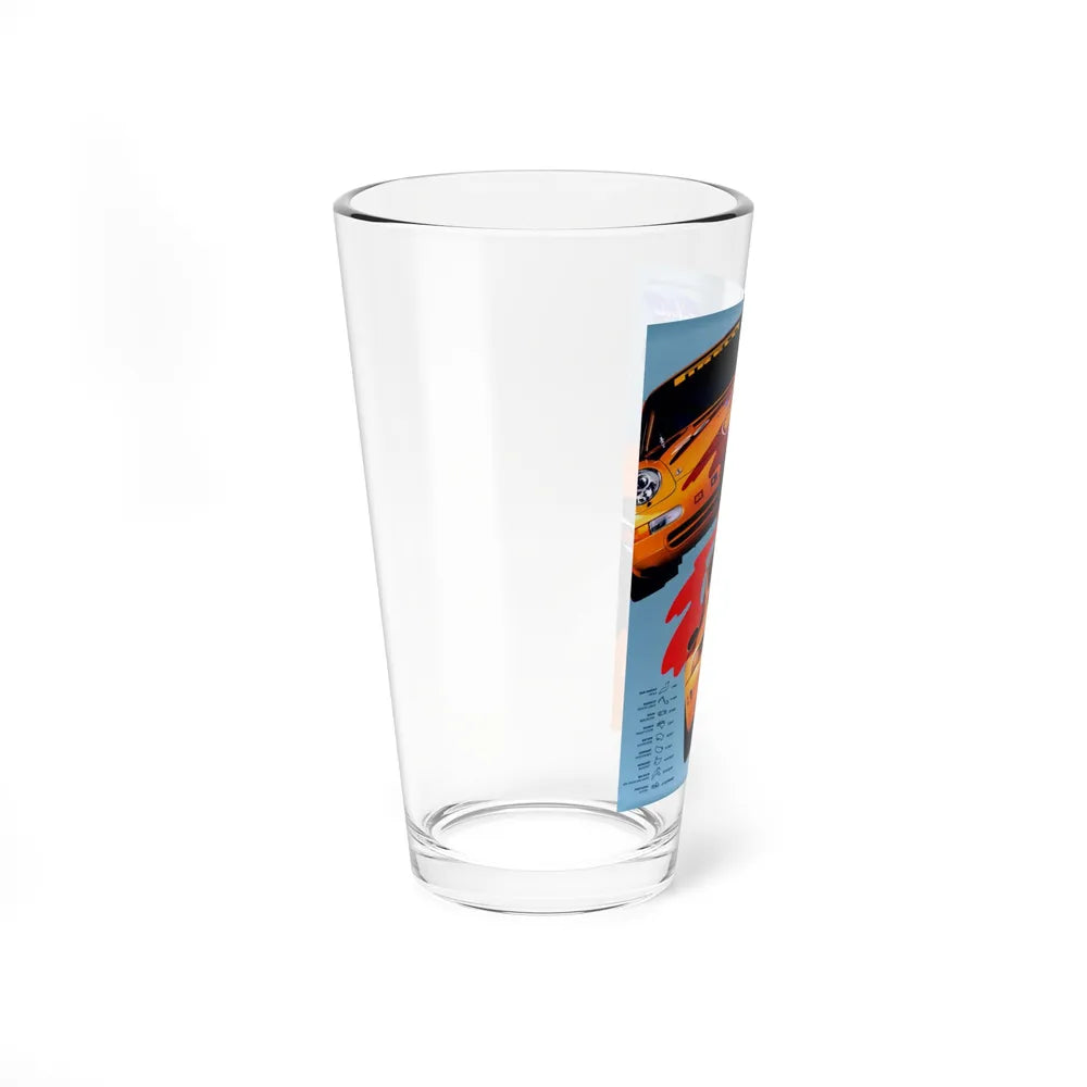 Motorsport Poster 49 - Pint Glass 16oz-Go Mug Yourself