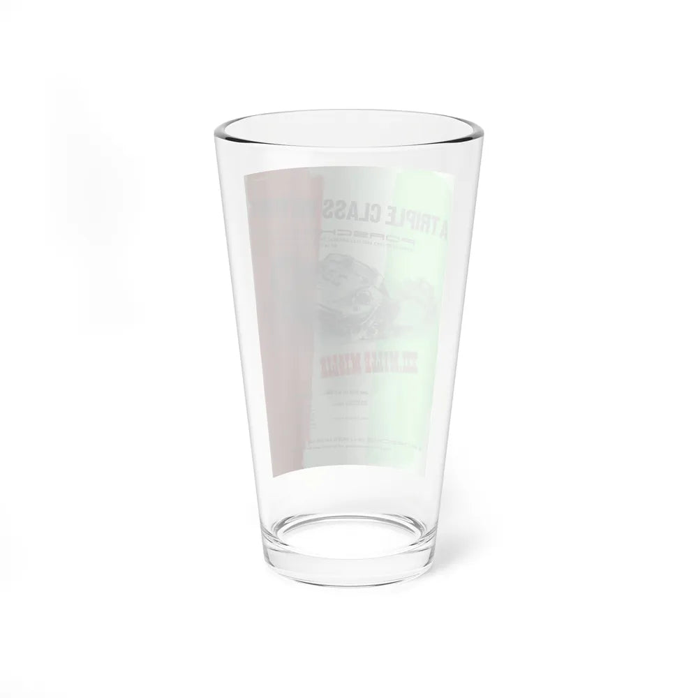 Motorsport Poster 5 - Pint Glass 16oz-Go Mug Yourself