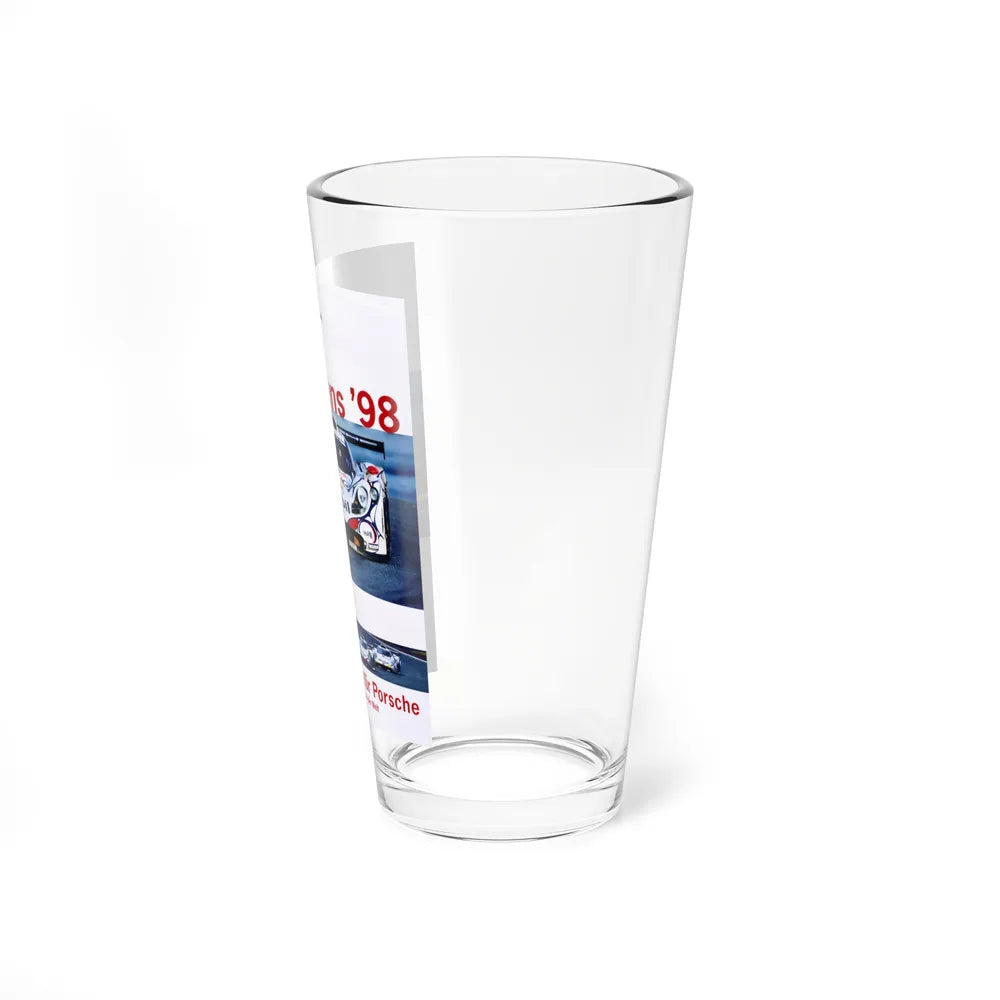 Motorsport Poster 51 - Pint Glass 16oz-Go Mug Yourself