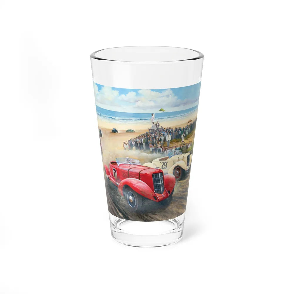 Motorsport Poster 52 - Pint Glass 16oz-16oz-Go Mug Yourself