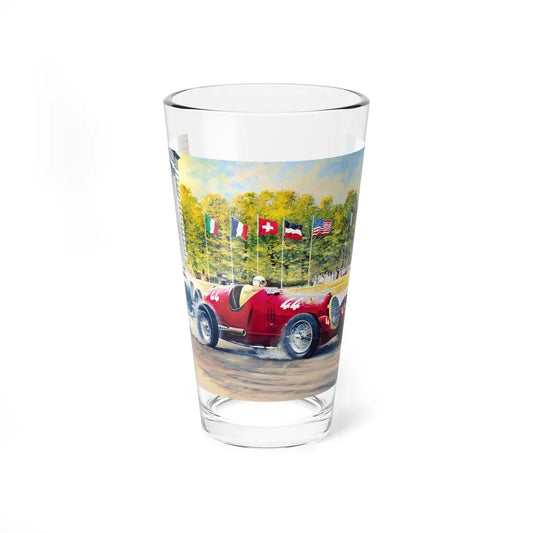 Motorsport Poster 54 - Pint Glass 16oz-16oz-Go Mug Yourself