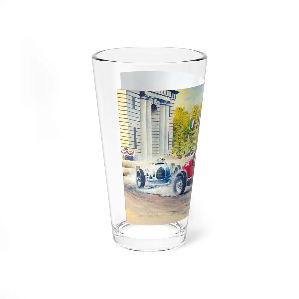 Motorsport Poster 54 - Pint Glass 16oz-Go Mug Yourself