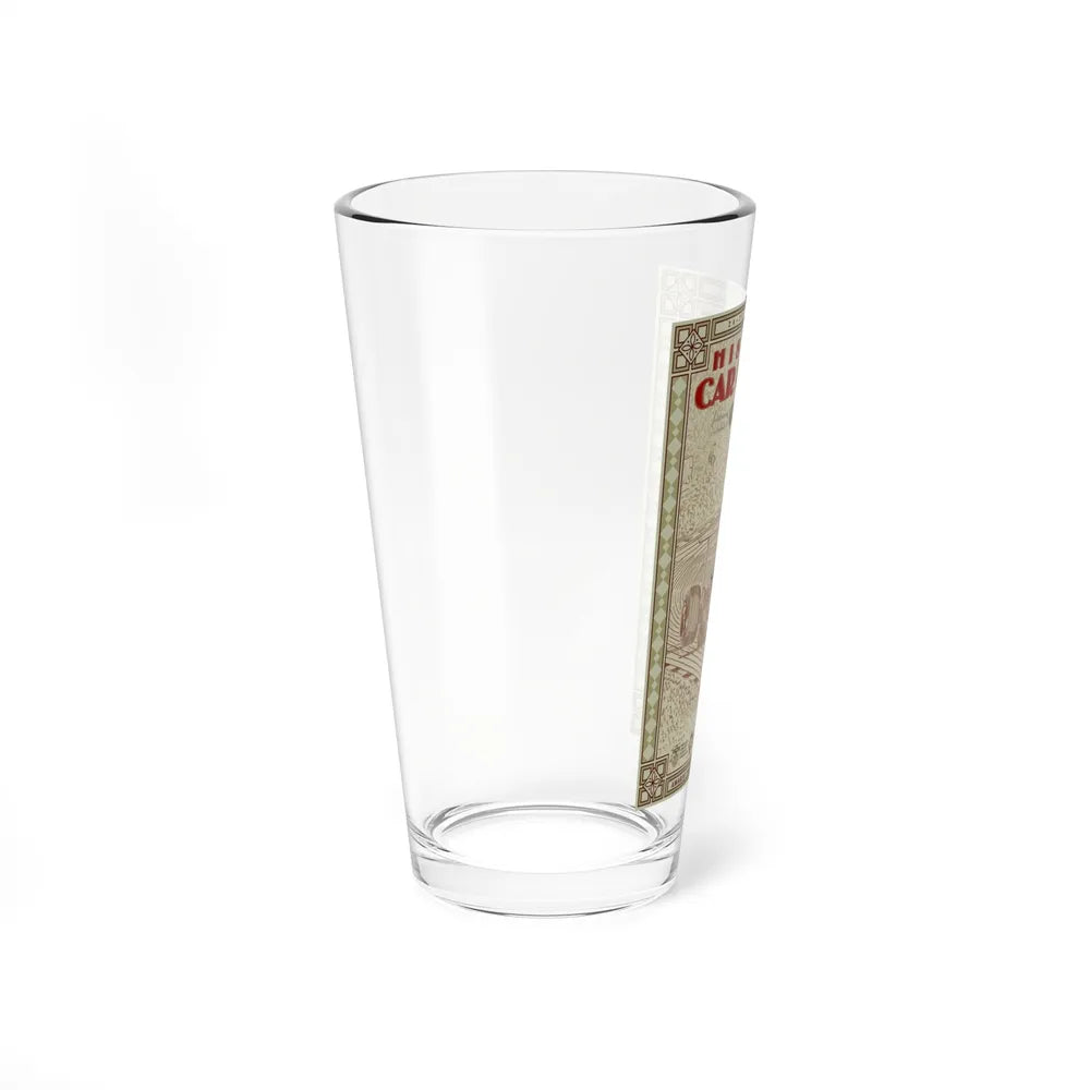 Motorsport Poster 58 - Pint Glass 16oz-Go Mug Yourself