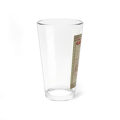 Motorsport Poster 58 - Pint Glass 16oz-Go Mug Yourself