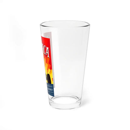 Motorsport Poster 59 - Pint Glass 16oz-Go Mug Yourself