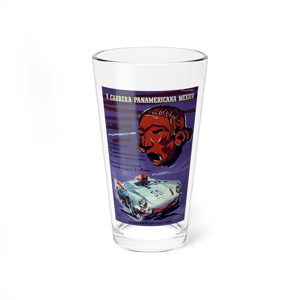 Motorsport Poster 6 - Pint Glass 16oz-16oz-Go Mug Yourself