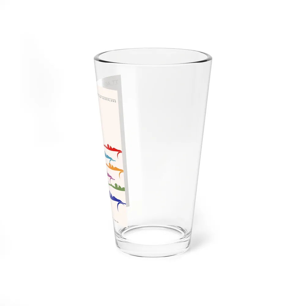 Motorsport Poster 60 - Pint Glass 16oz-Go Mug Yourself