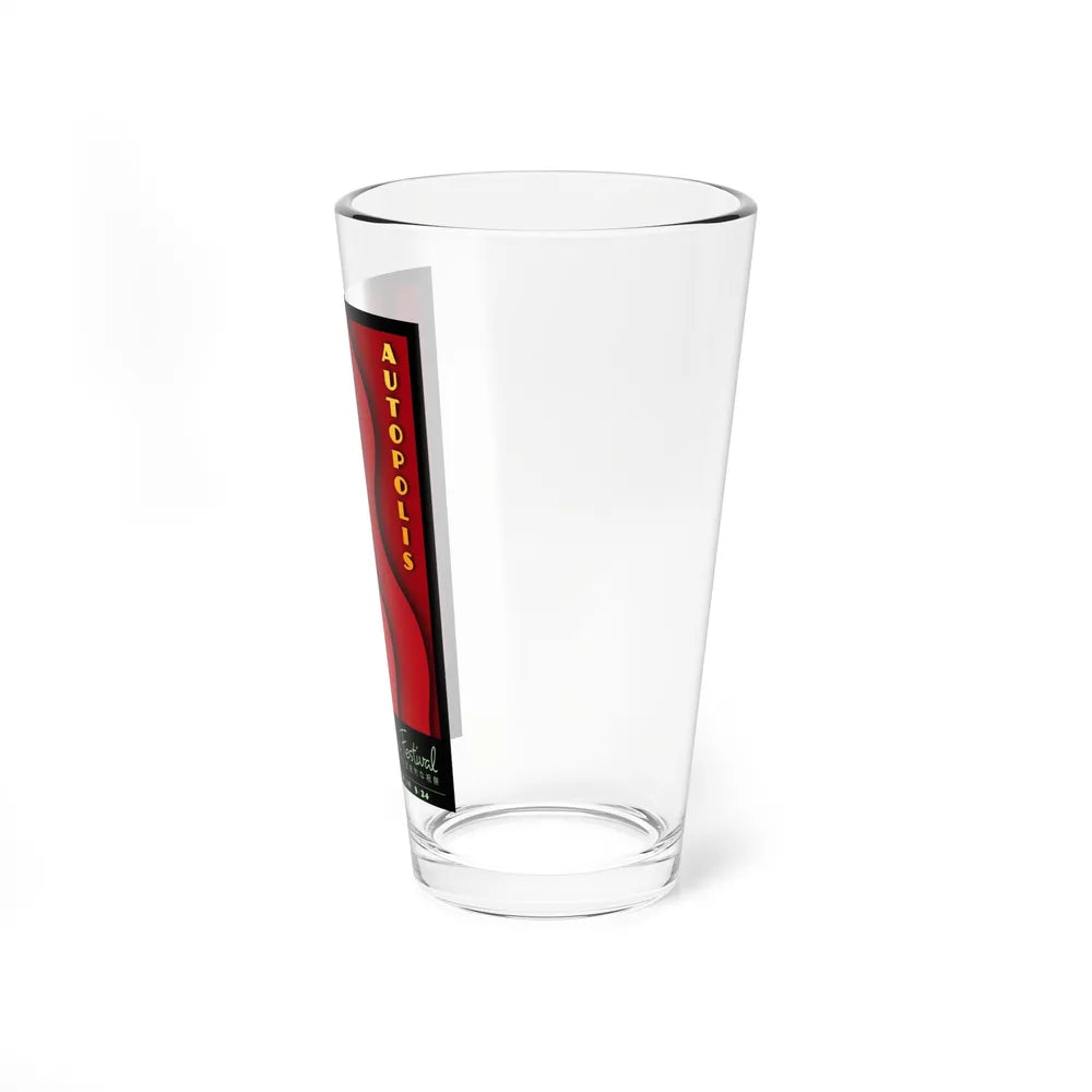 Motorsport Poster 61 - Pint Glass 16oz-Go Mug Yourself