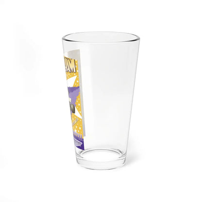 Motorsport Poster 64 - Pint Glass 16oz-Go Mug Yourself