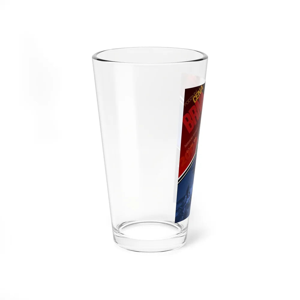 Motorsport Poster 65 - Pint Glass 16oz-Go Mug Yourself