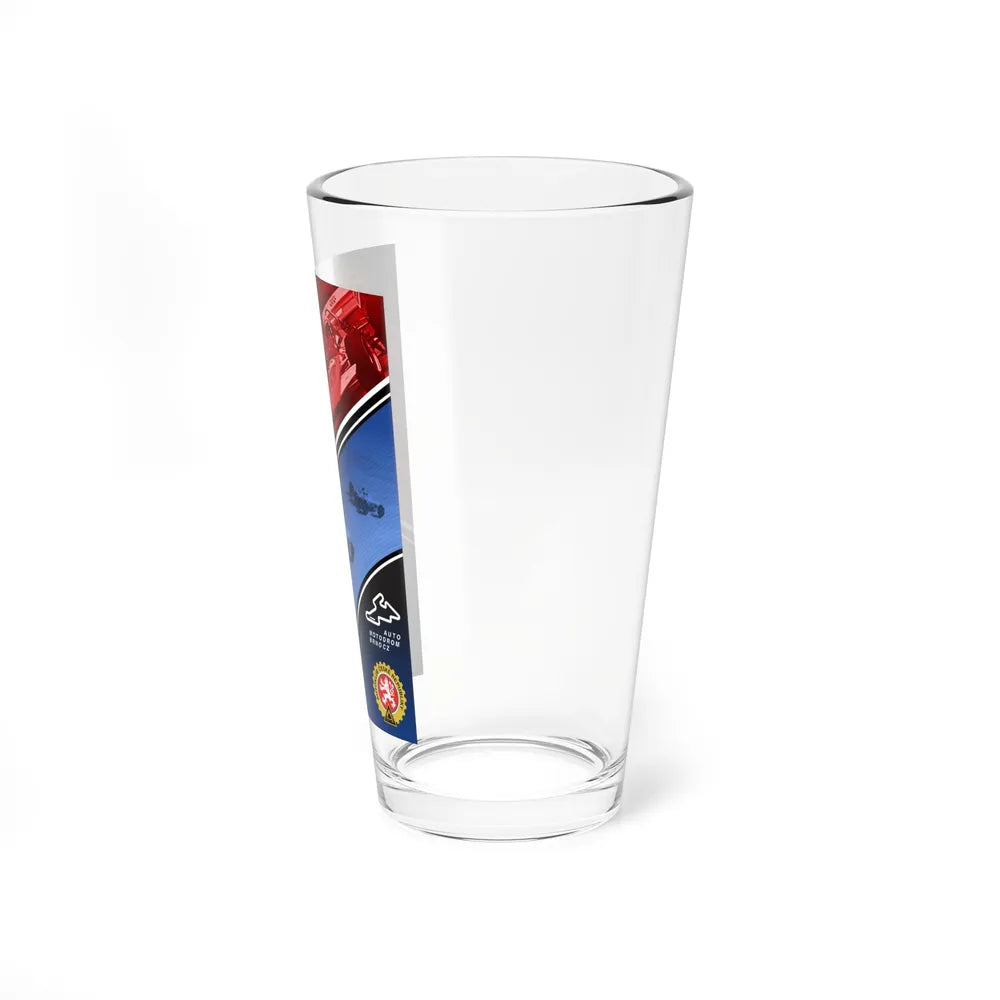 Motorsport Poster 65 - Pint Glass 16oz-Go Mug Yourself