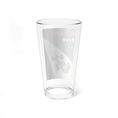 Motorsport Poster 66 - Pint Glass 16oz-Go Mug Yourself