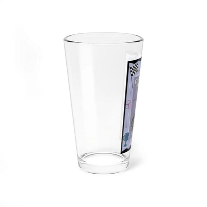 Motorsport Poster 68 - Pint Glass 16oz-Go Mug Yourself