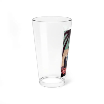 Motorsport Poster 69 - Pint Glass 16oz-Go Mug Yourself