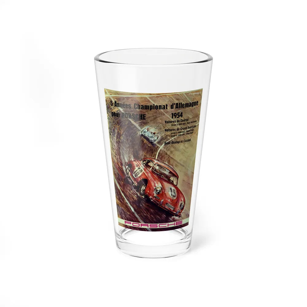 Motorsport Poster 7 - Pint Glass 16oz-16oz-Go Mug Yourself