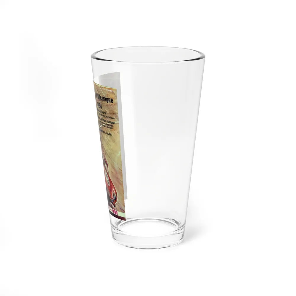 Motorsport Poster 7 - Pint Glass 16oz-Go Mug Yourself