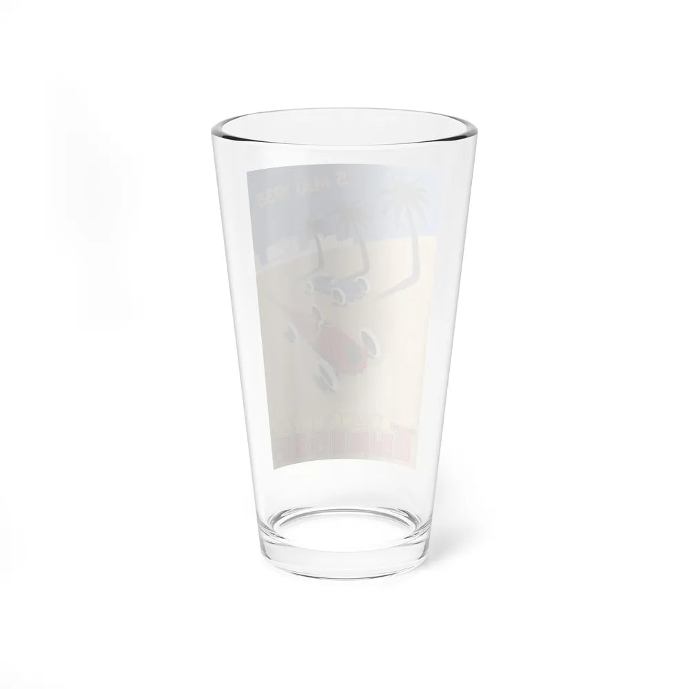 Motorsport Poster 70 - Pint Glass 16oz-Go Mug Yourself