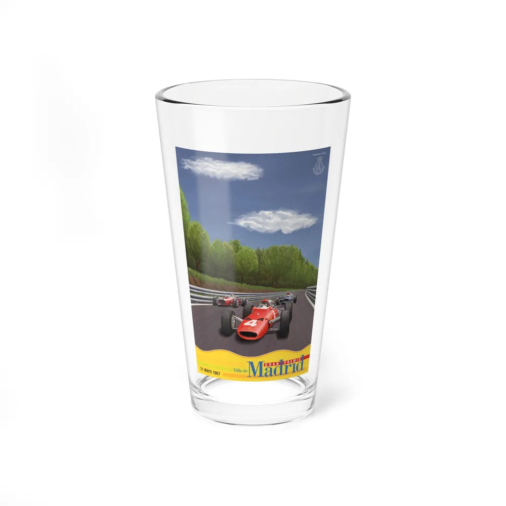 Motorsport Poster 72 - Pint Glass 16oz-16oz-Go Mug Yourself