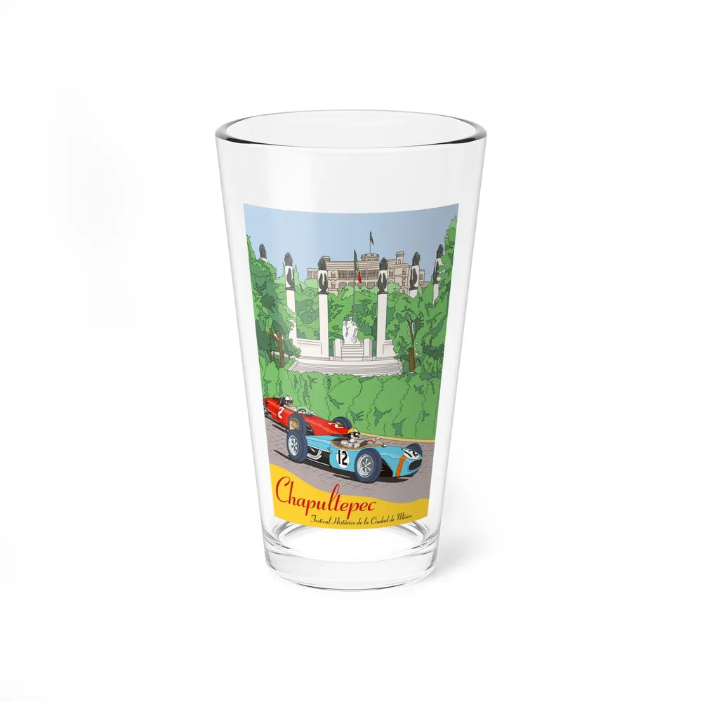 Motorsport Poster 75 - Pint Glass 16oz-16oz-Go Mug Yourself