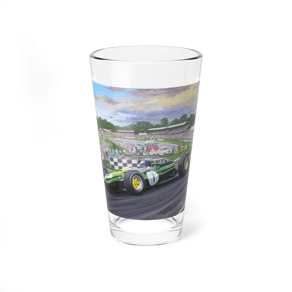 Motorsport Poster 77 - Pint Glass 16oz-16oz-Go Mug Yourself