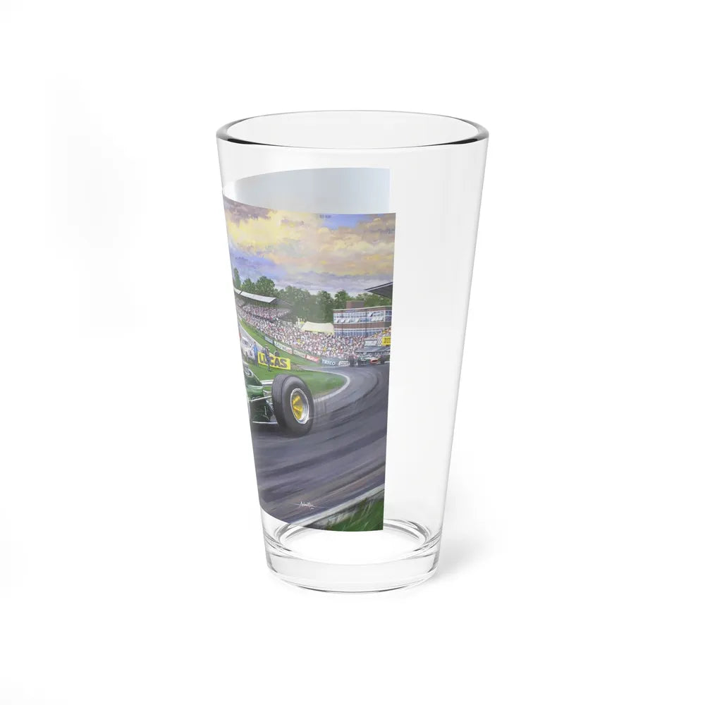 Motorsport Poster 77 - Pint Glass 16oz-Go Mug Yourself