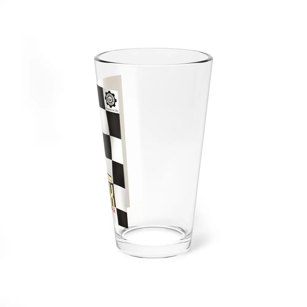 Motorsport Poster 82 - Pint Glass 16oz-Go Mug Yourself