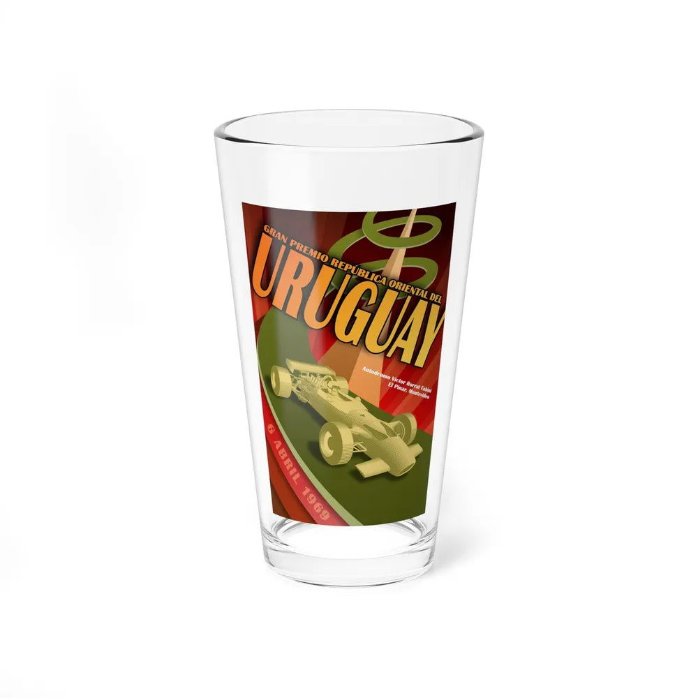 Motorsport Poster 83 - Pint Glass 16oz-16oz-Go Mug Yourself