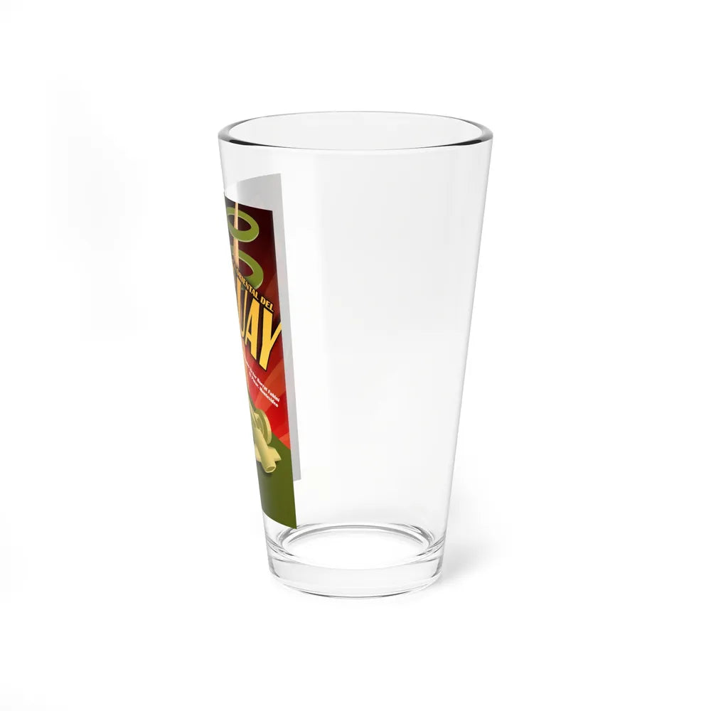 Motorsport Poster 83 - Pint Glass 16oz-Go Mug Yourself