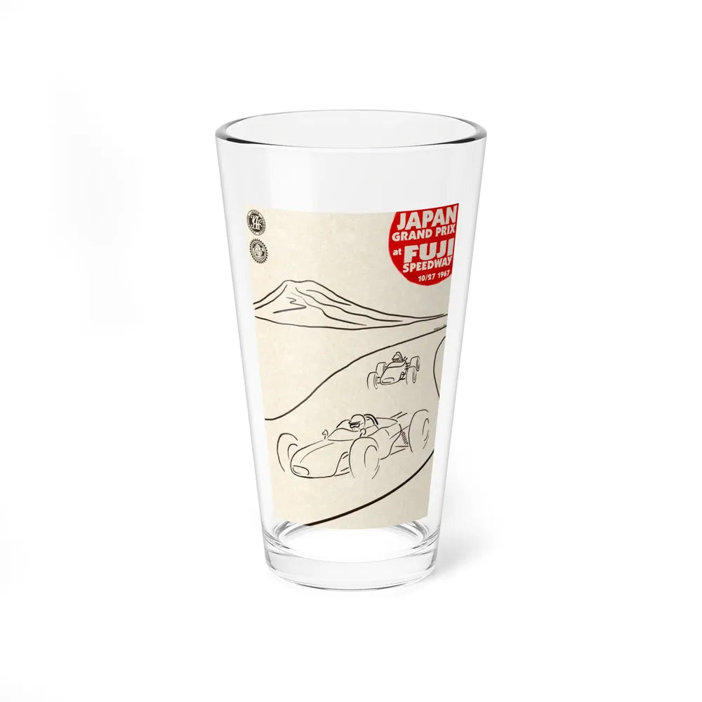 Motorsport Poster 85 - Pint Glass 16oz-16oz-Go Mug Yourself