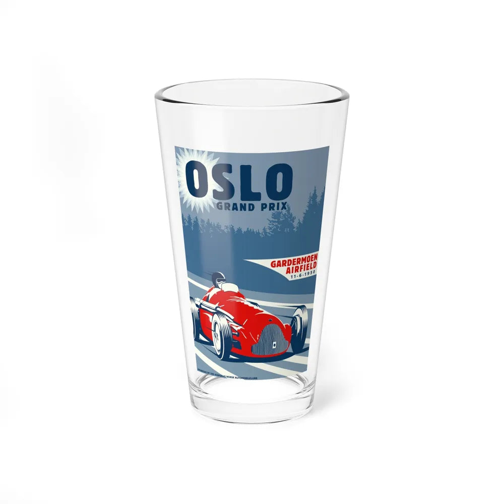 Motorsport Poster 86 - Pint Glass 16oz-16oz-Go Mug Yourself