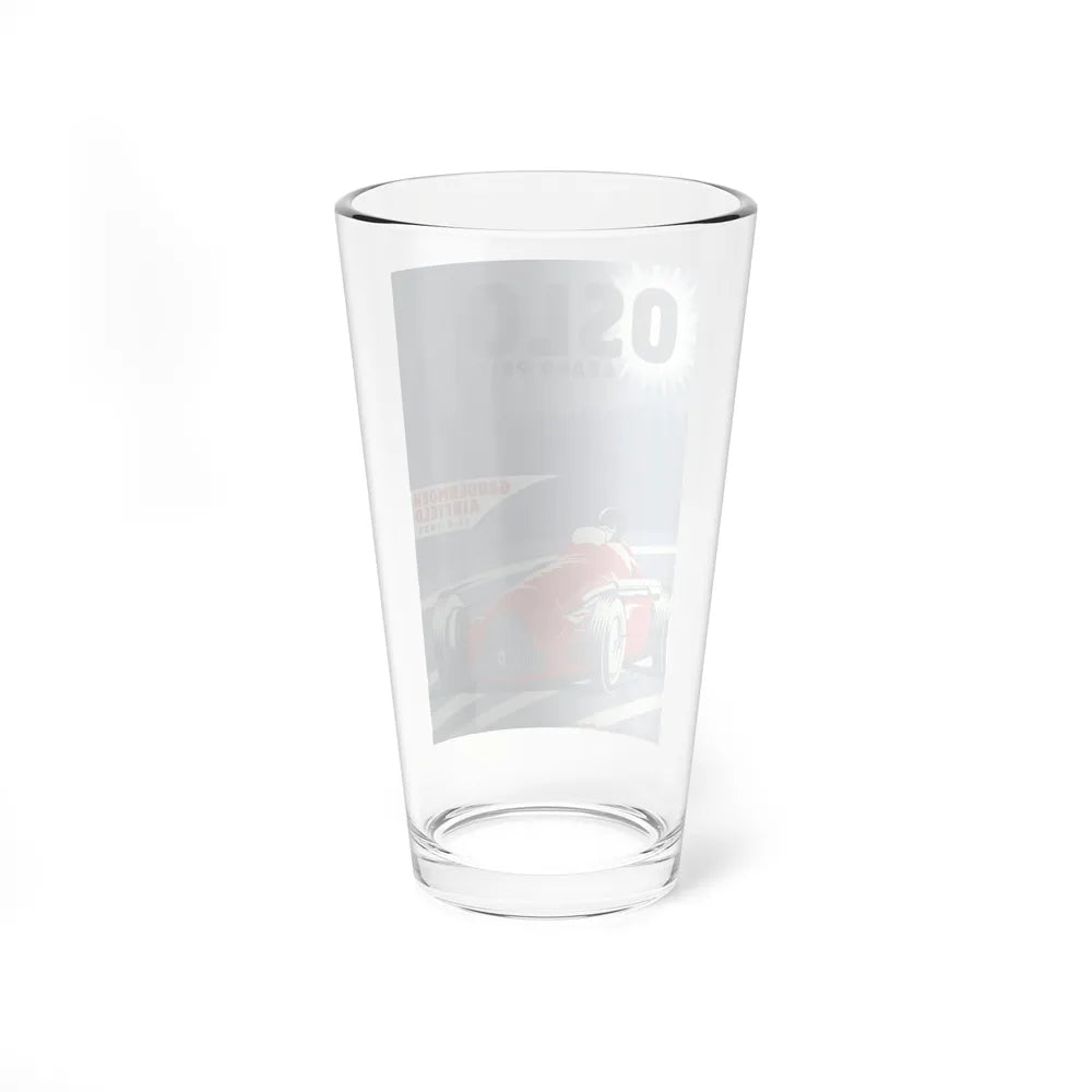 Motorsport Poster 86 - Pint Glass 16oz-Go Mug Yourself