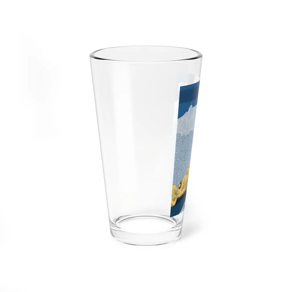 Motorsport Poster 87 - Pint Glass 16oz-Go Mug Yourself