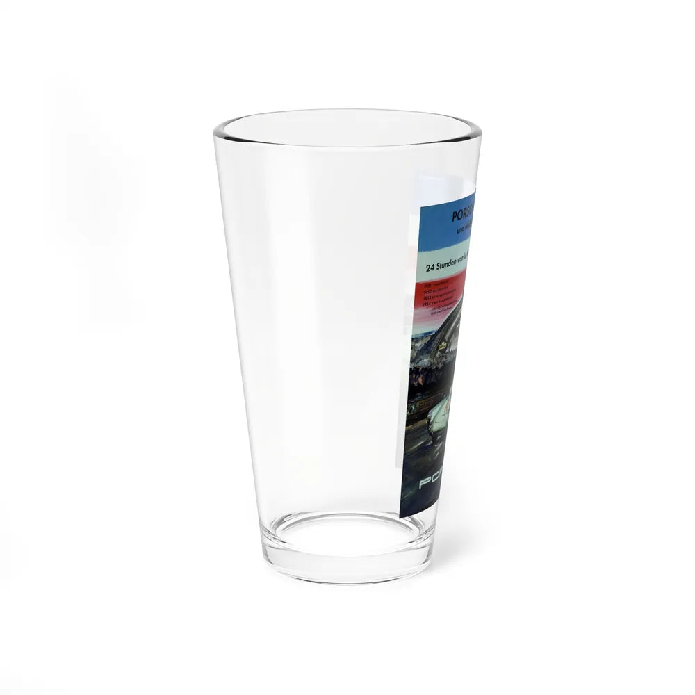 Motorsport Poster 9 - Pint Glass 16oz-Go Mug Yourself